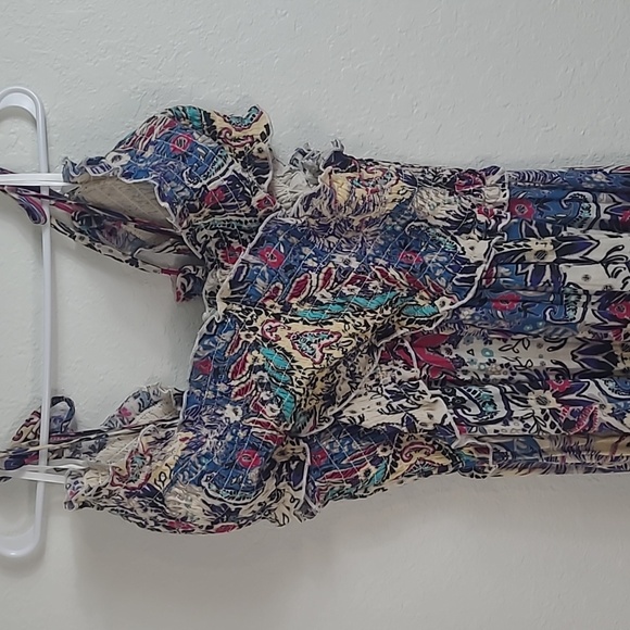 Anthropologie Vibrant Patterned Maxi Dress Size Large - Picture 2 of 7